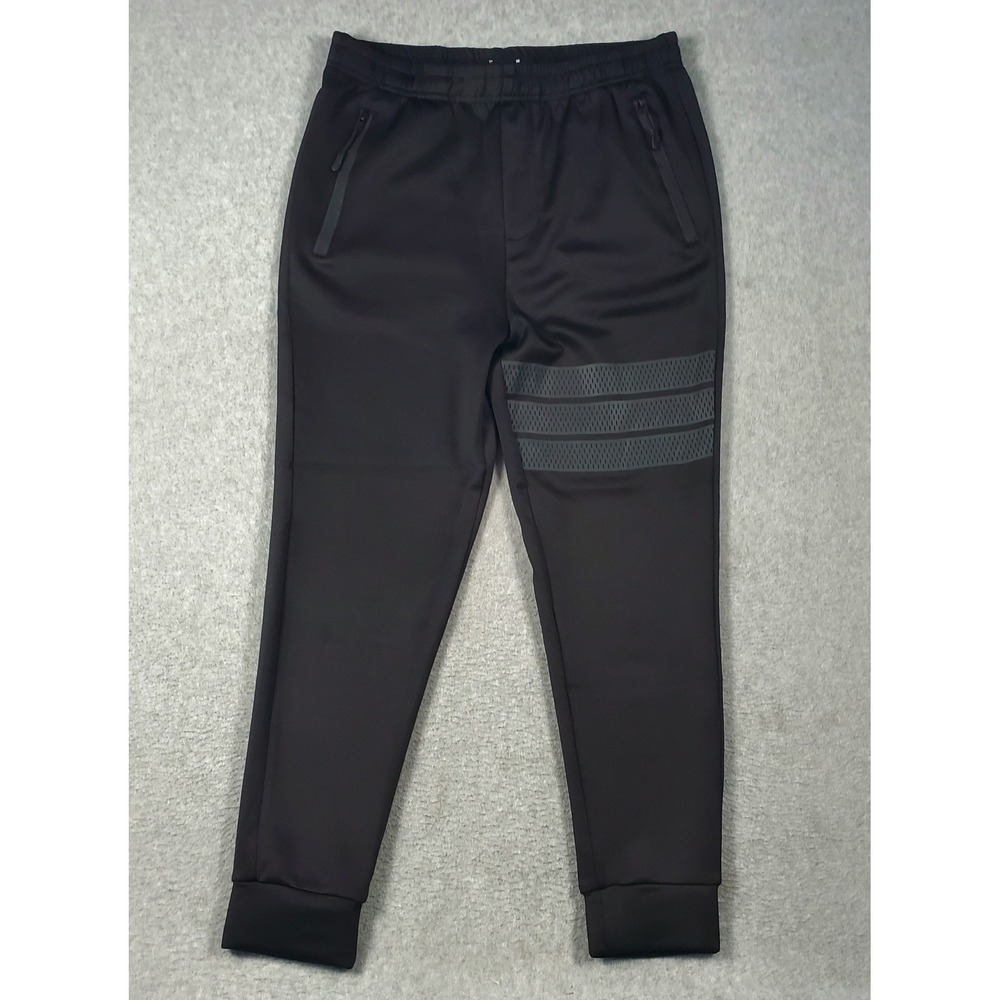 Public Record Mens Med 32X26 Black Rodger Jogger Standard Fit Zipper Pockets